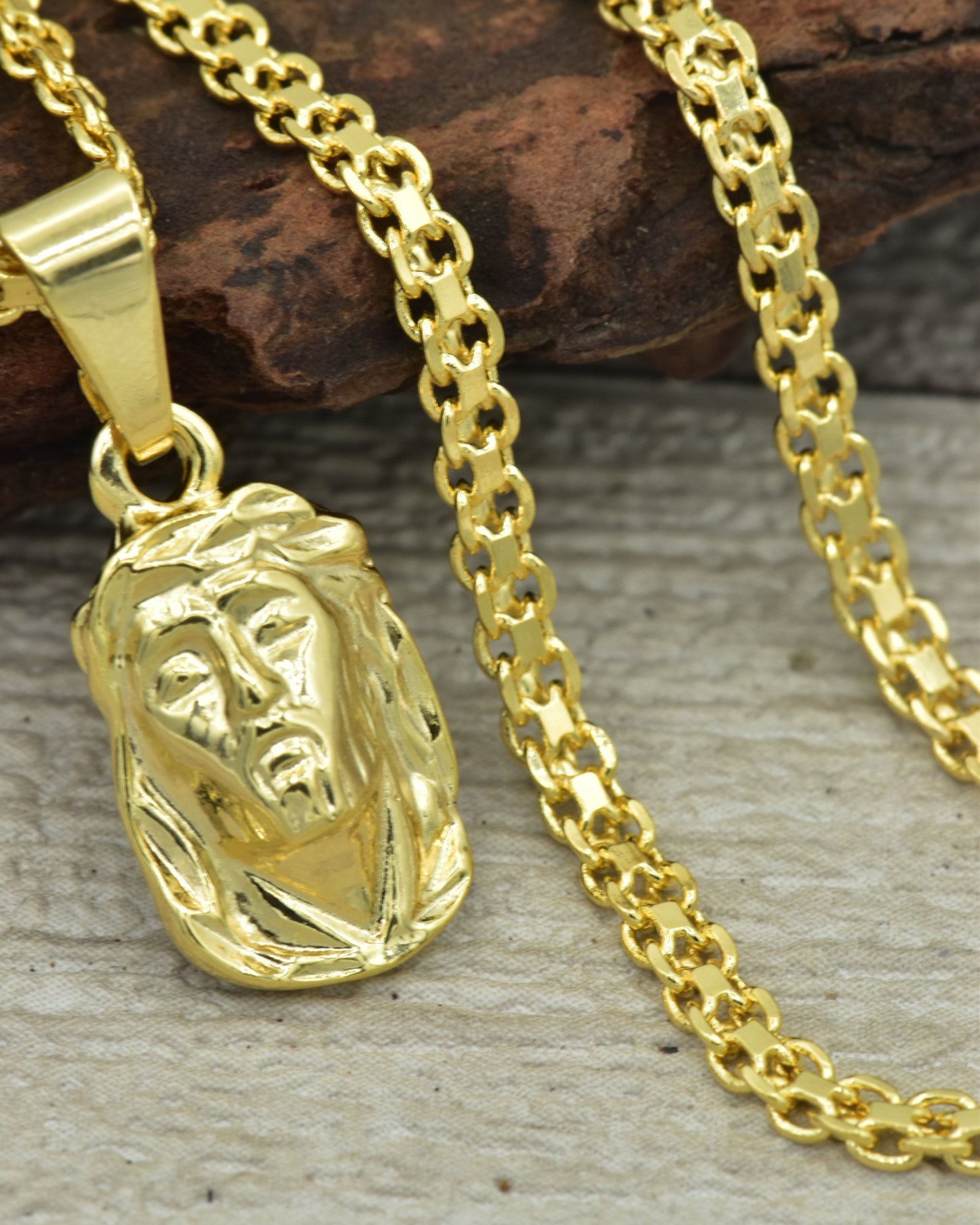 Cadena China ( 65cm ) + Dije Rostro