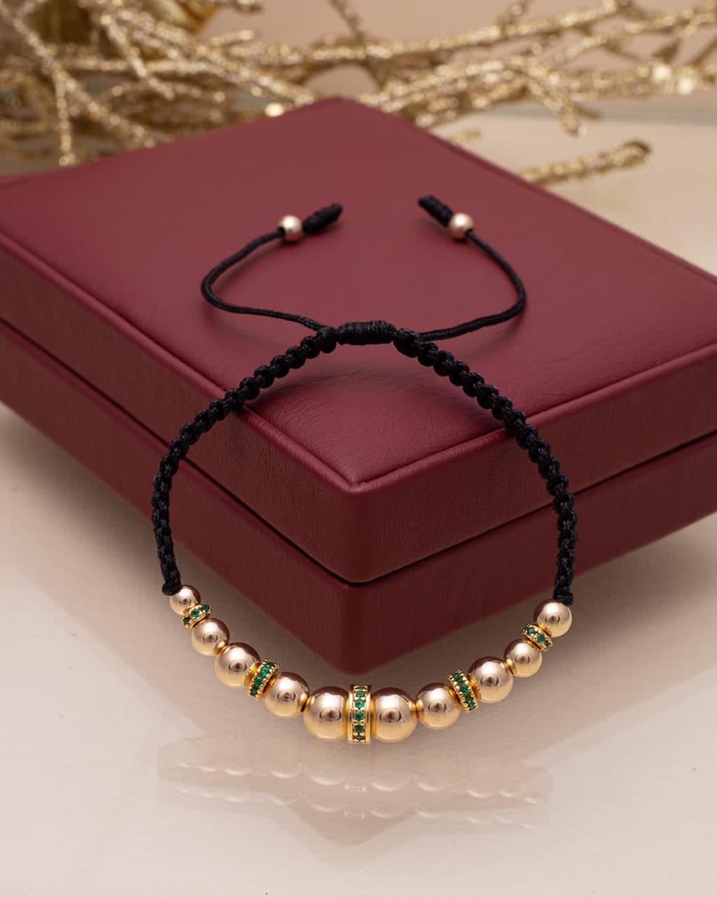 Pulsera Balin Liso Oro 18 K ..