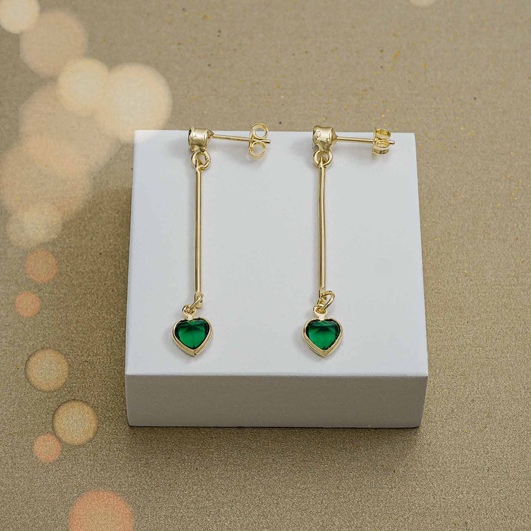 ARETES L Love  VERDES