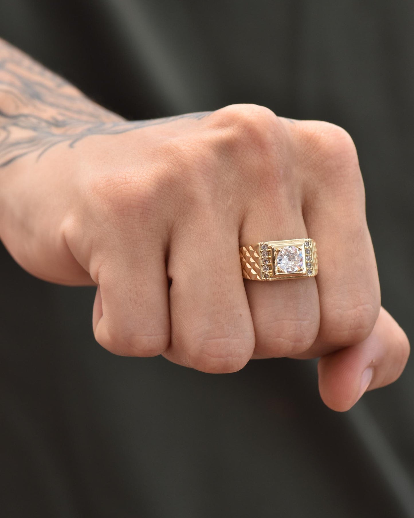 Anillo De Piedra Caballero / Selecciona tu talla